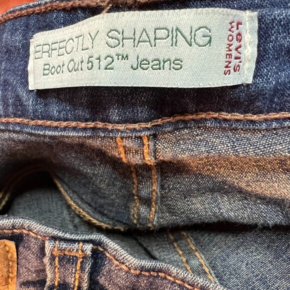 Levi's 512 Jeans Womens Size 22 Perfectly Shaping Bootcut - Picture 5 of 9